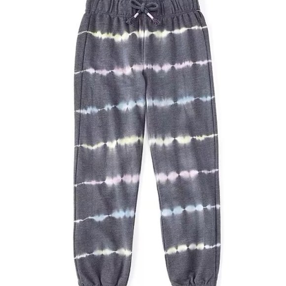 Hippie Girl Tie Dye Colorful Striped Jogger Pants - Picture 1 of 2